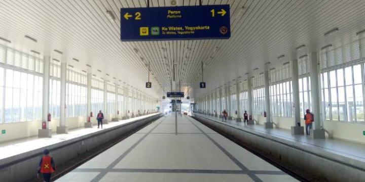 Telihat Mewah, Stasiun KA Bandara YIA Kulonprogo akan segara Beroperasi